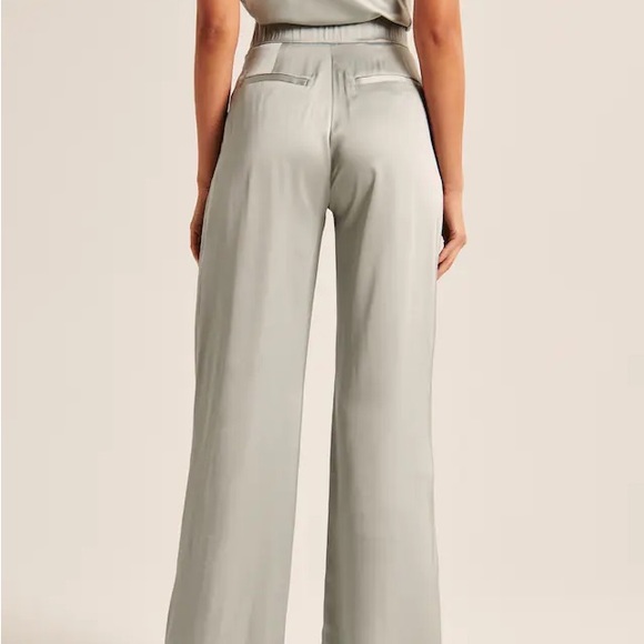 ABERCROMBIE satin tailored pants - Picture 2 of 4